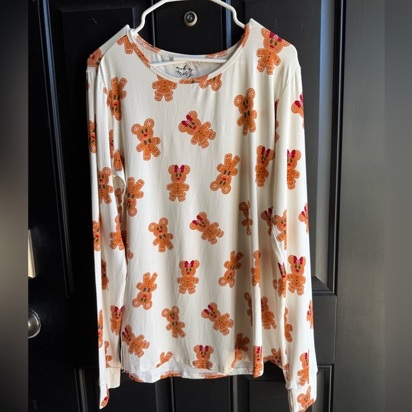 NWOT Mickey Magical Gingerbread | Women’s PJ PANTS and TOP SET SIZE LARGE - Picture 5 of 15